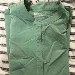 Figs jade Rafaela scrub top